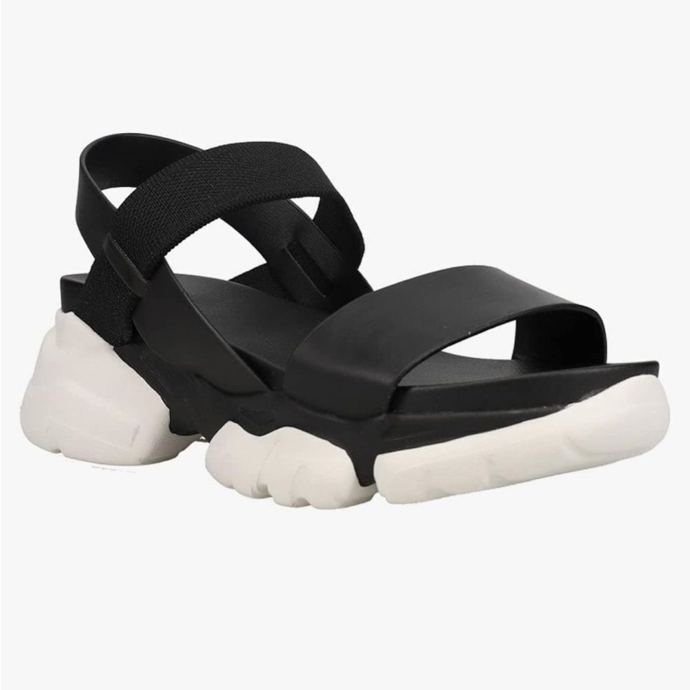 MIA Paloma Black Rubber Sole Sandals Size Women’s 10